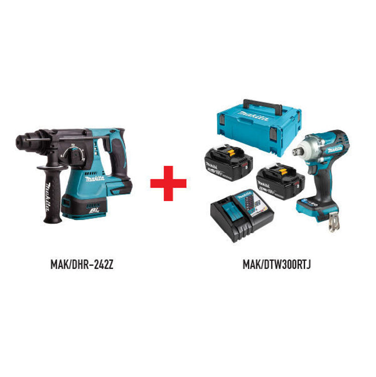 Cordless Combination Hammer + 18V Impact Wrench