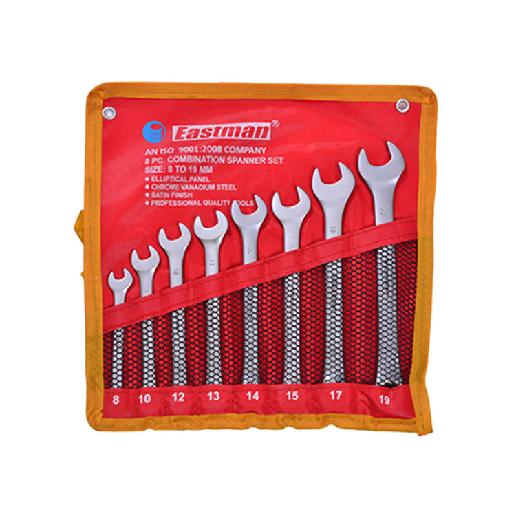 Picture of Eastman Eastman Spanner Set of 10 pcs(36-50)