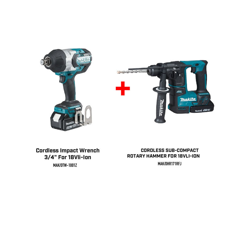 Picture of Cordless Impact Wrench 3/4" For 18Vli-Ion, CORDLESS SUB-COMPACT ROTARY HAMMER FOR 18VLI-ION